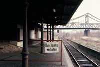 S-Bahnhof Berlin-Gesundbrunnen (Vorortbahnsteig), Datum: 08.01.1984, ArchivNr. 17.14