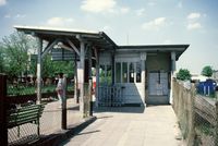 S-Bahnhof Buckower Chausee, Datum: 17.05.1986, ArchivNr. 26.83