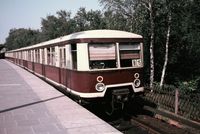 S-Bahnhof Wuhlheide, Datum: 29.08.1985, ArchivNr. 30.67