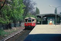 S-Bahnhof Lichterfelde West, Datum: 03.05.1986, ArchivNr. 30.82