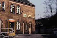 S-Bahnhof Papestra&szlig;e, Datum: 19.02.1984, ArchivNr. 33.35