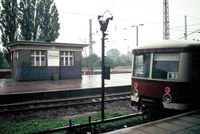 S-Bahnhof Bernau bei Berlin, Datum: 09.06.1990, ArchivNr. 36.135