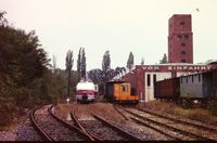 Triebwagenhalle Velten, Datum: 19.09.1990, ArchivNr. 39.163