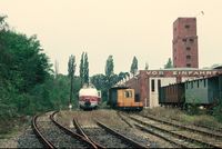 Triebwagenhalle Velten, Datum: 19.09.1990, ArchivNr. 39.163