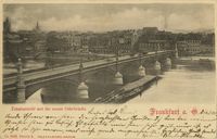 Totalansicht mit der neuen Oderbr&uuml;cke, Datum: ca. 1900, ArchivNr. 41.4026