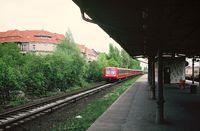 S-Bahnhof Baumschulenweg, Datum: 01.05.1992, ArchivNr. 81.188